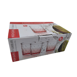 ΠΟΤΗΡΙΑ ΓΥΑΛΙΝΑ Χ 6 WHISKY  COLOR RED 