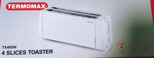 ΗΛΕΚΤΡΙΚΗ ΦΡΗΓΑΝΙΕΡΑ-TOASTER 4 SLICES 1200W TX400W TERMOMAX