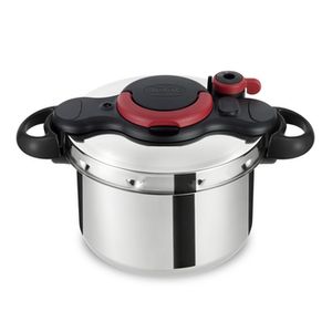 ΚΑΣΑΡΟΛΑ ΑΤΜΟΥ-TEFAL PRESSURE COOKER CLIPSO MINUT EASY 6 LTR 