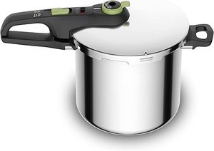 ΚΑΣΑΡΟΛΑ ΑΤΜΟΥ-TEFAL PRESSURE COOKER SECURE TRENDY 8 LTR